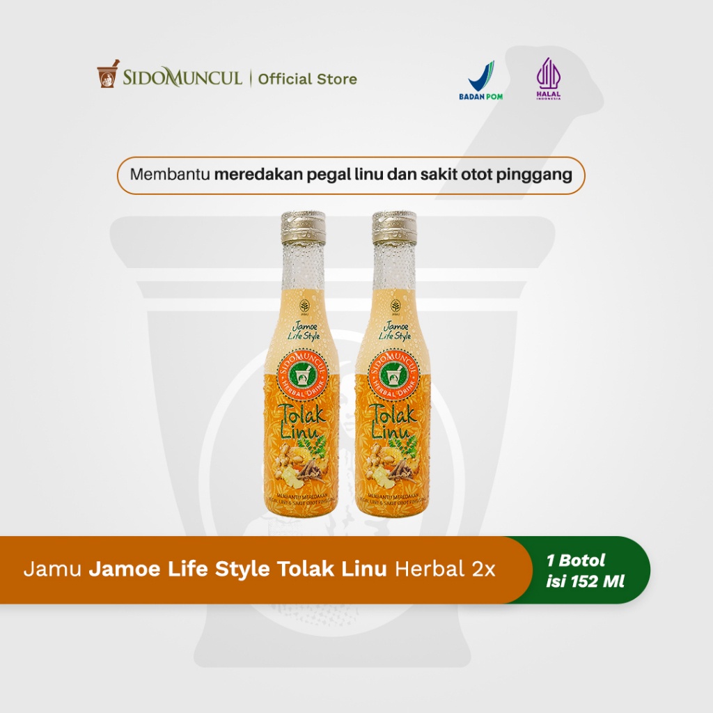 Jamu Jamoe Life Style Tolak Linu Herbal Meredakan Pegal Nyeri Sendi 2x