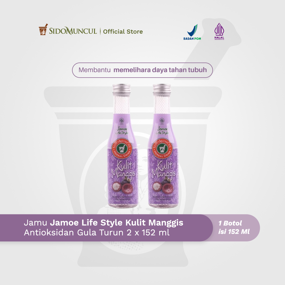 Jamu Jamoe Life Style Kulit Manggis Antioksidan Gula Turun 2x