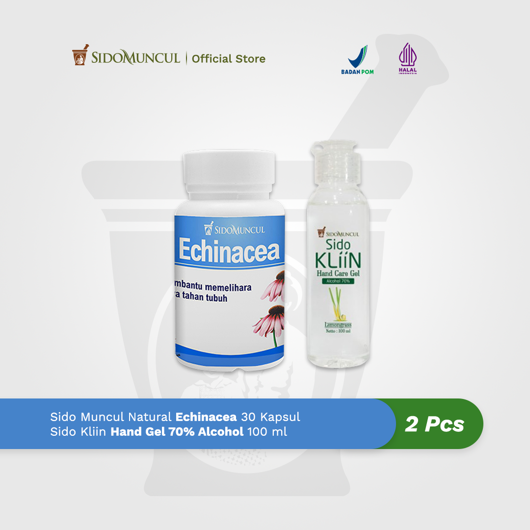 Paket 1 Echinacea + 1 Sido Kliin Hand Gel