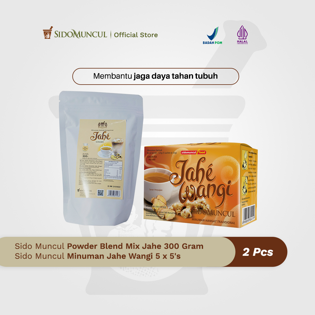 Sido Muncul Powder Blend Mix Jahe + Jahe Wangi 5's