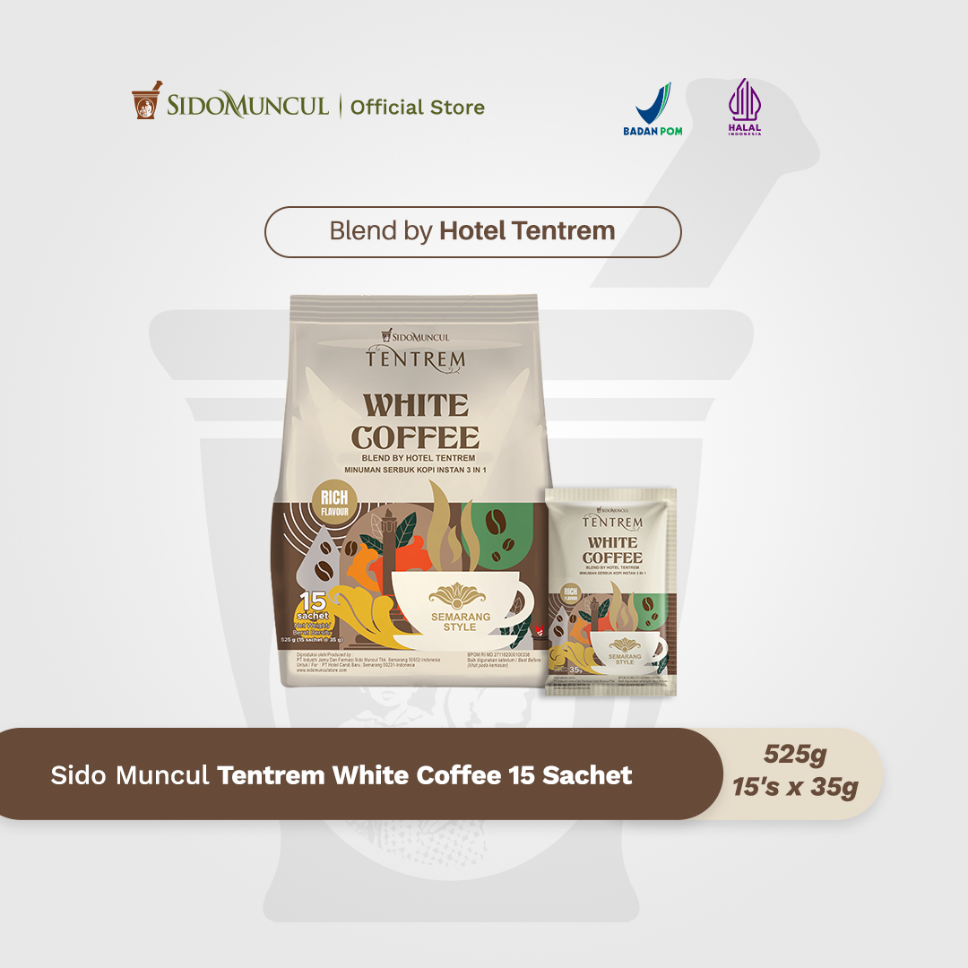 Sido Muncul Tentrem White Coffee (Isi 15 Sachet)