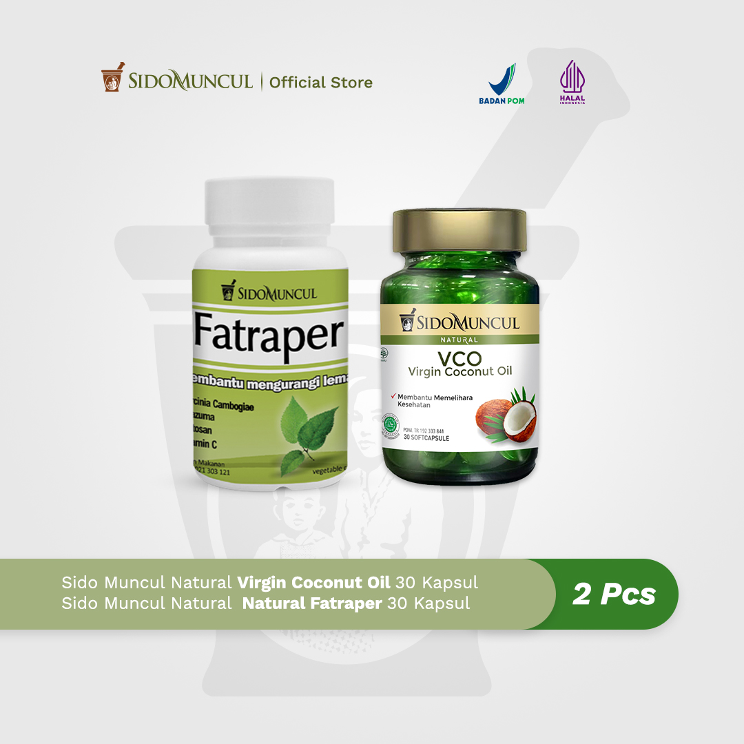 Paket Pelangsing 1 Sido Muncul - Fatraper + VCO