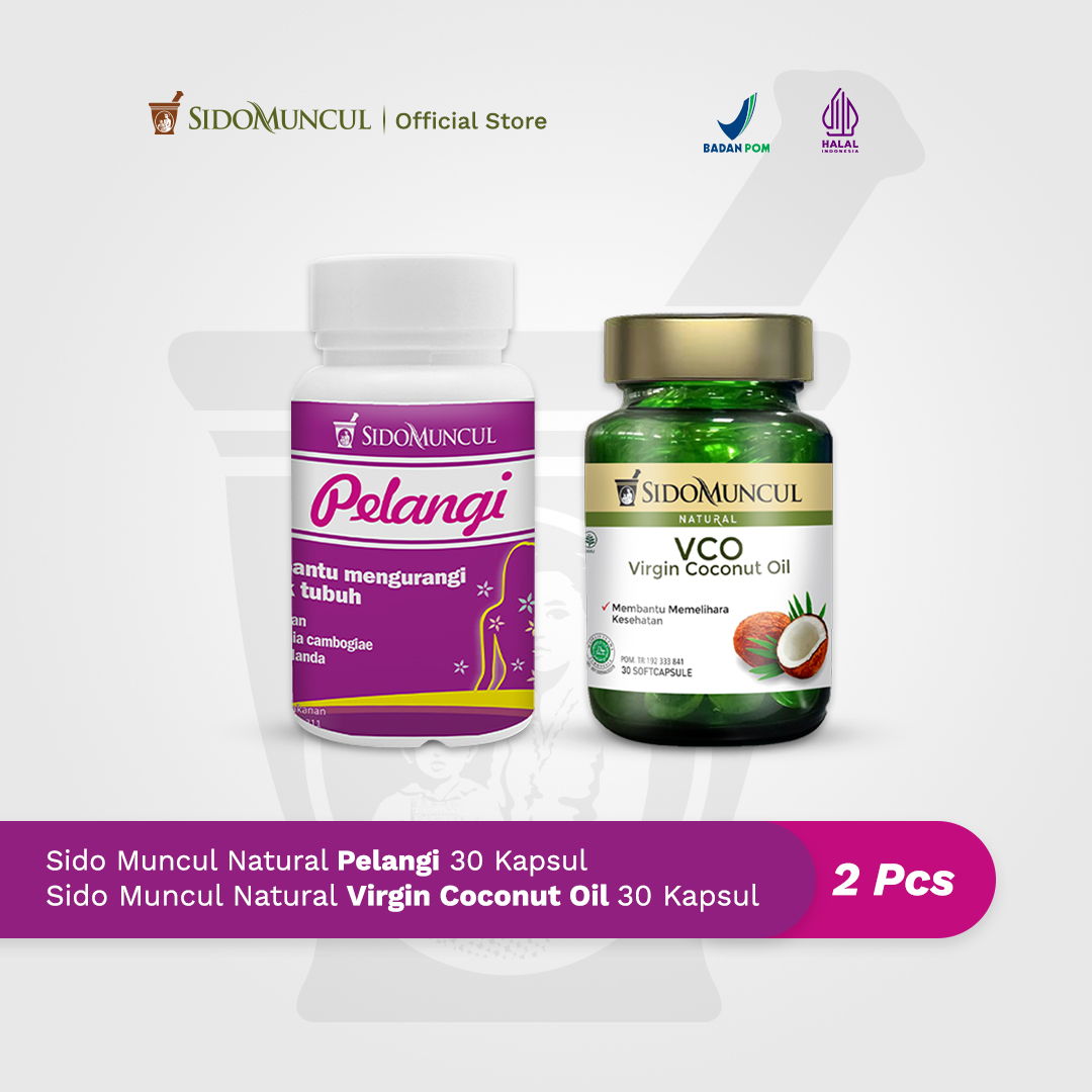 Paket Pelangsing 2 Sido Muncul - Pelangi + VCO