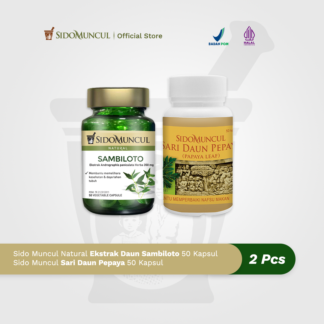Rain Starter Kit 2 - Daun Sambiloto + Sari Daun Pepaya