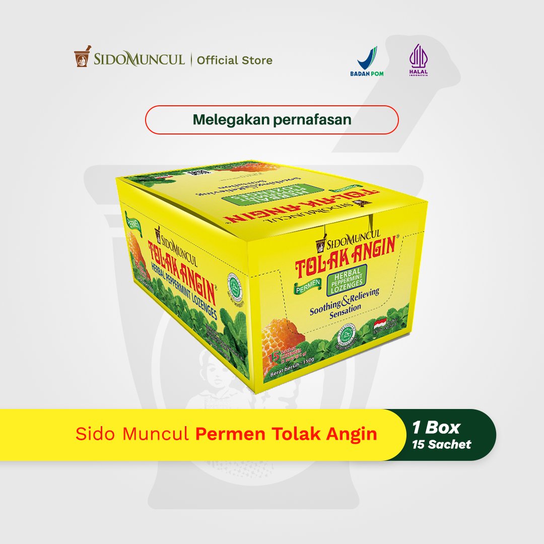 Sido Muncul Permen Tolak Angin 15's - Melegakan Pernafasan