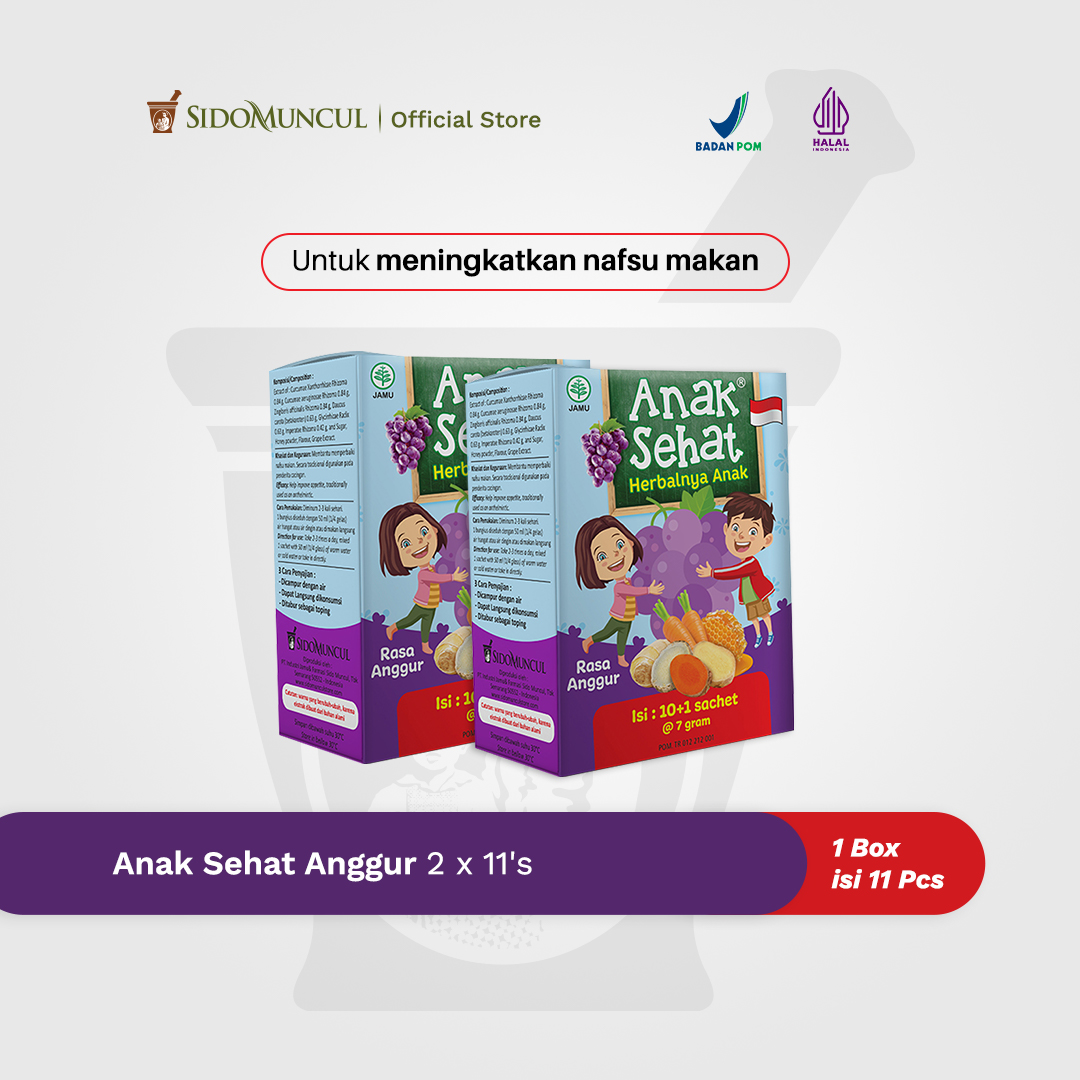 Anak Sehat Anggur 2x11's - Meningkatkan Nafsu Makan