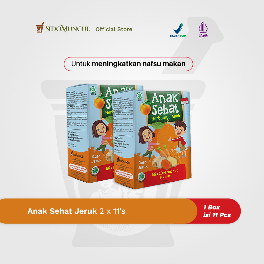 Anak Sehat Jeruk 2x11's - Meningkatkan Nafsu Makan