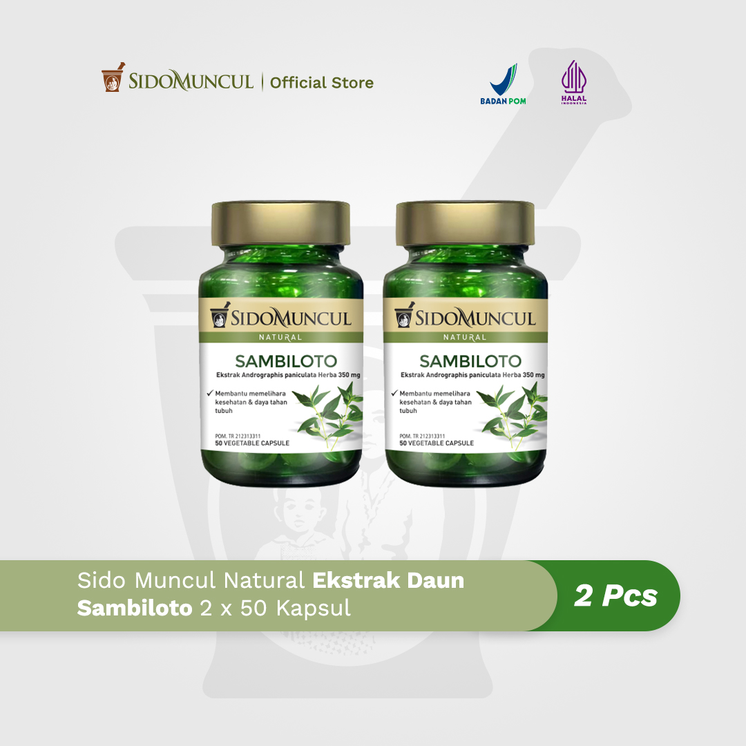 Immune Starter Pack 1 - Sido Muncul Natural Ekstrak Daun Sambiloto 2x