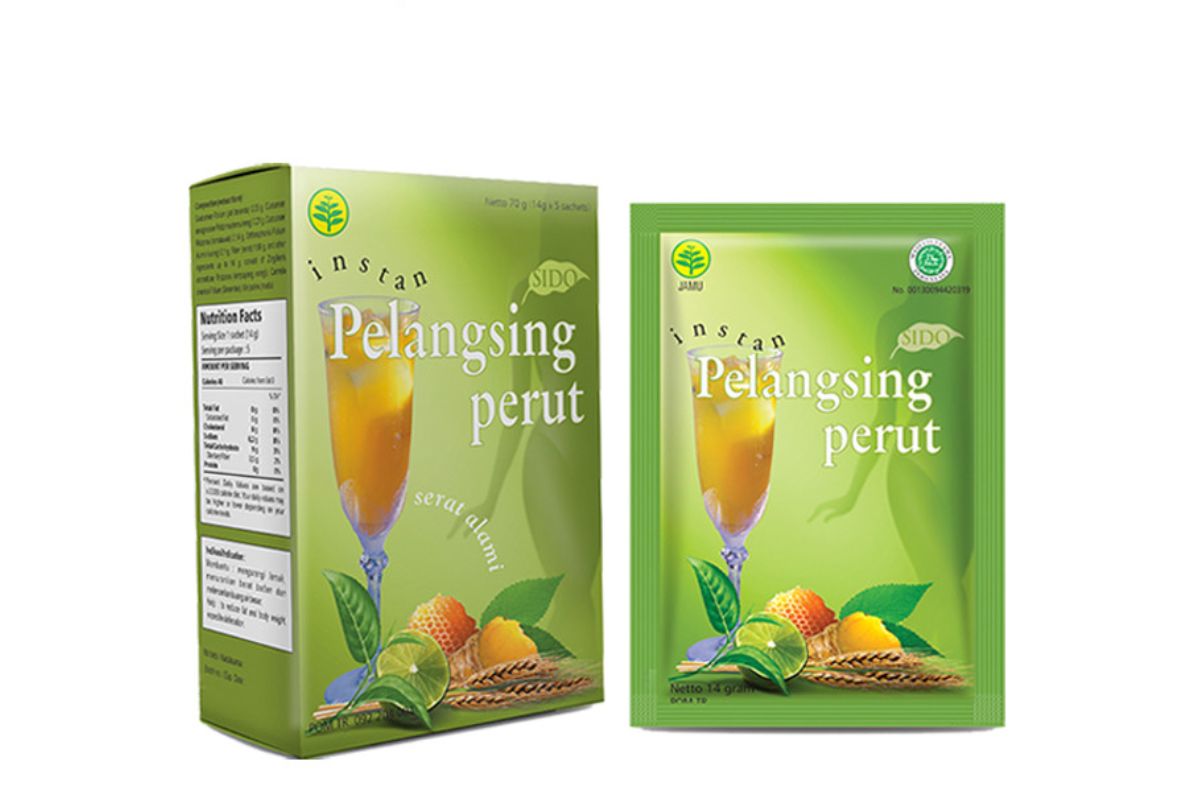 Komposisi dan Manfaat Jamu Pelangsing Perut Instan Sido Muncul