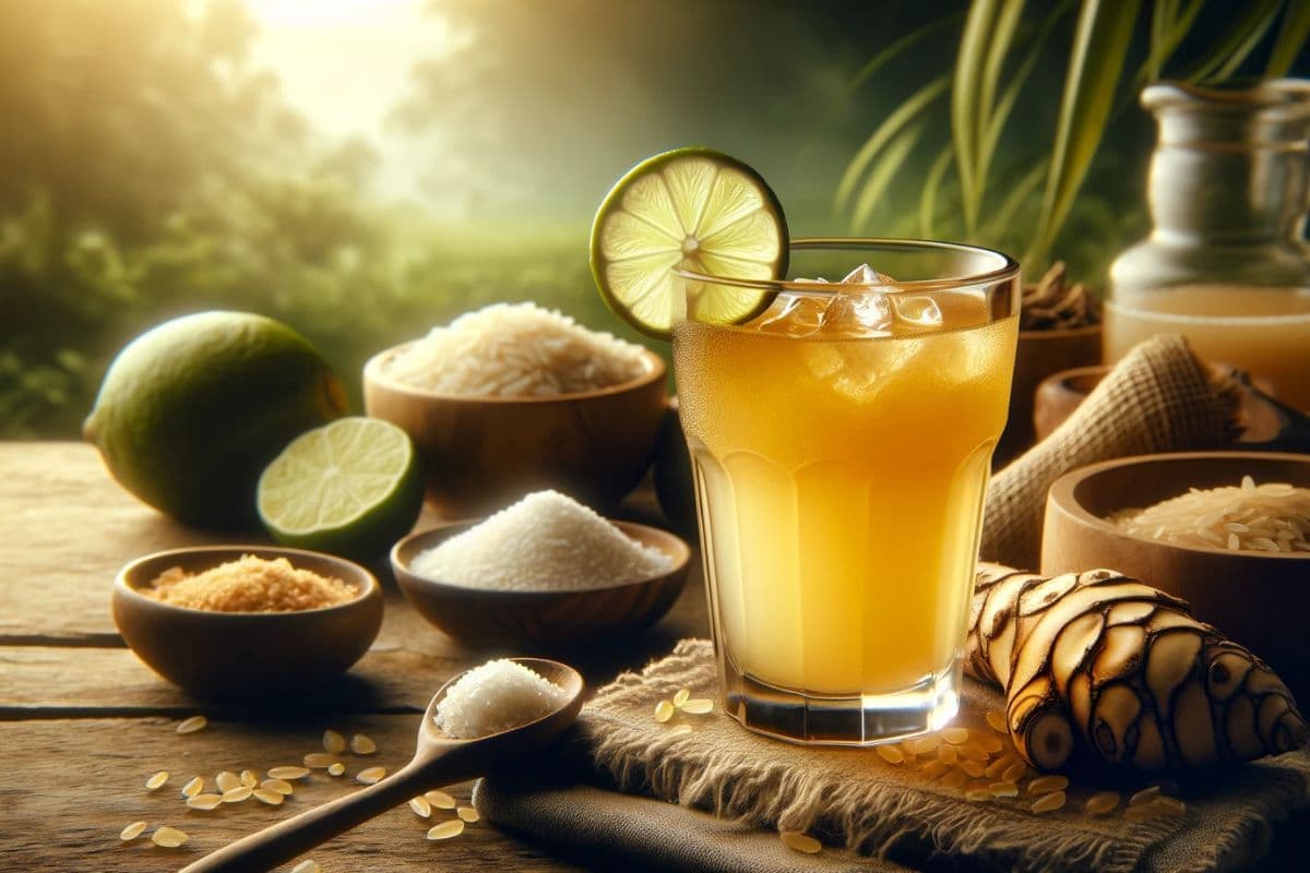 Segelas jamu beras kencur
